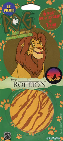 Pochette de Pogs Le Roi Lion