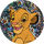 Pog n°49 - Simba jeune 3 - Le Roi Lion - World Pog Federation (WPF)