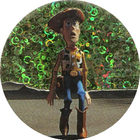 Pog n°12 - Woody en danger - Toy Story - McDonald's - World Pog Federation (WPF)
