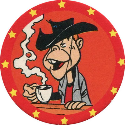 Pog n° - Lucky Luke - Petit Brun Extra - World Pog Federation (WPF)