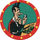 Pog n°18 - Finger - Lucky Luke - Petit Brun Extra - World Pog Federation (WPF)