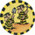 Pog n°7 - Les Dalton 1 - Lucky Luke - Petit Brun Extra - World Pog Federation (WPF)