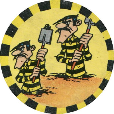 Pog n° - Lucky Luke - Petit Brun Extra - World Pog Federation (WPF)