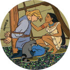 Pog n°35 - John Smith prisonnier - Pocahontas - World Pog Federation (WPF)