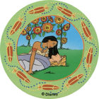 Pog n°62 - Dans l'herbe - Pocahontas - World Pog Federation (WPF)