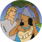 Pog n°71 - John et Pocahontas 2 - Pocahontas - World Pog Federation (WPF)