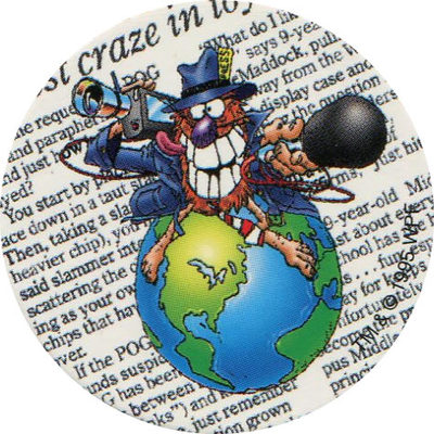 Pog n° - Série n°3 - Tour du monde - World Pog Federation (WPF)