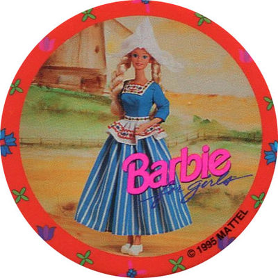 Pog n° - Barbie for girls - World Pog Federation (WPF)