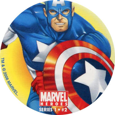 Pog n° - Marvel Heroes - Global Pog Association (GPA)