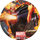 Pog n°8 - Ghost Rider - Marvel Heroes - Global Pog Association (GPA)