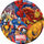 Pog n°9 - Heroes Fight - Marvel Heroes - Global Pog Association (GPA)