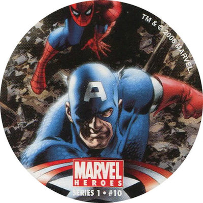 Pog n° - Marvel Heroes - Global Pog Association (GPA)