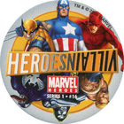 Pog n°16 - Heroes/Villains - Marvel Heroes - Global Pog Association (GPA)