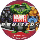 Pog n°21 - Bruisers - Marvel Heroes - Global Pog Association (GPA)