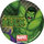 Pog n°24 - Hulk - Marvel Heroes - Global Pog Association (GPA)