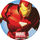 Pog n°27 - Iron Man - Marvel Heroes - Global Pog Association (GPA)