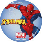 Pog n°31 - Spider-Man (leaping) - Marvel Heroes - Global Pog Association (GPA)