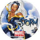 Pog n°34 - Storm - Marvel Heroes - Global Pog Association (GPA)