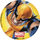 Pog n°39 - Wolverine (leaping) - Marvel Heroes - Global Pog Association (GPA)