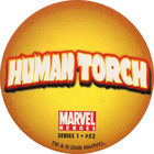 Pog n°52 - Human Torch (logo) - Marvel Heroes - Global Pog Association (GPA)