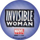 Pog n°53 - Invisible Woman (logo) - Marvel Heroes - Global Pog Association (GPA)