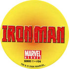 Pog n°54 - Iron Man (logo) - Marvel Heroes - Global Pog Association (GPA)