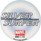 Pog n°55 - Silver Surfer (logo) - Marvel Heroes - Global Pog Association (GPA)