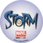 Pog n°57 - Storm (logo) - Marvel Heroes - Global Pog Association (GPA)