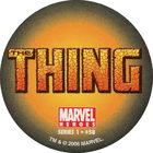 Pog n°58 - Thing (logo) - Marvel Heroes - Global Pog Association (GPA)