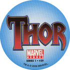 Pog n°59 - Thor (logo) - Marvel Heroes - Global Pog Association (GPA)