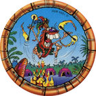 Pog n°56 - Flamin' Fool - Series 2 - World Pog Federation (WPF)