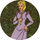 Pog n°2 - Princesse Ludivine / Prinses Lutgardis - Prince de Lu / Prince van Lu - World Pog Federation (WPF)