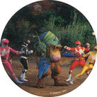 Pog n°16 - Power Rangers - Dos bleu - World Pog Federation (WPF)