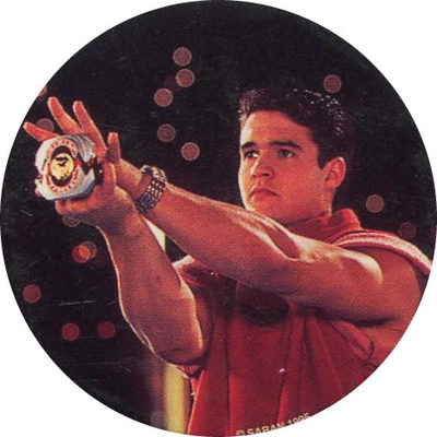 Pog n° - Power Rangers - Dos bleu - World Pog Federation (WPF)