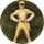 Pog n°54 - Power Rangers - Dos bleu - World Pog Federation (WPF)