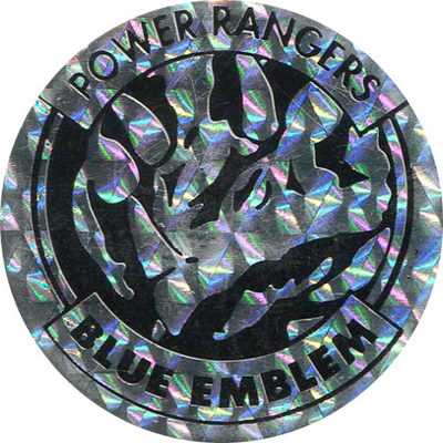 Pog n° - Power Rangers - Dos bleu - World Pog Federation (WPF)