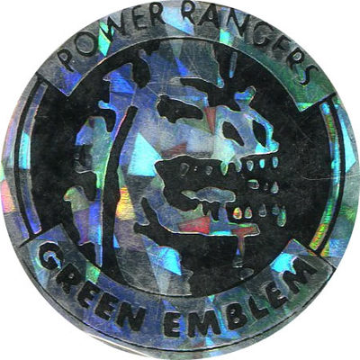 Pog n° - Power Rangers - Dos bleu - World Pog Federation (WPF)