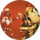 Pog n°84 - Power Rangers - Dos bleu - World Pog Federation (WPF)