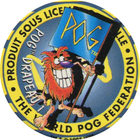 Pog n°67 - POG DRAPEAU 1 - Série n°2 - Petits musclés - World Pog Federation (WPF)
