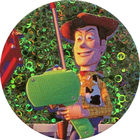 Pog n°43 - Woody aux commandes - Toy Story - McDonald's - World Pog Federation (WPF)