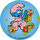Pog n°4 - Bébé Schtroumpf 1 - Les Schtroumpfs - World Pog Federation (WPF)