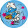 Pog n°5 - Schtroumpf Cuisinier 1 - Les Schtroumpfs - World Pog Federation (WPF)