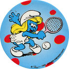 Pog n°23 - Schtroumpfette Tennis - Les Schtroumpfs - World Pog Federation (WPF)