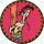Pog n°5 - Lucky Luke - Lucky Luke - Petit Brun Extra - World Pog Federation (WPF)